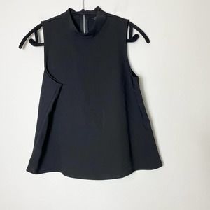 Express Black High Neck Blouse